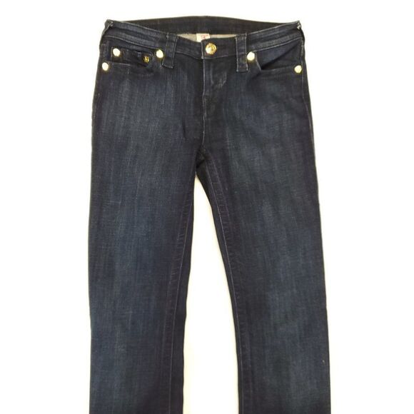 True Religion Becca Bootcut Mid Rise Lurex Rainbow  Size 29 - Picture 4 of 12